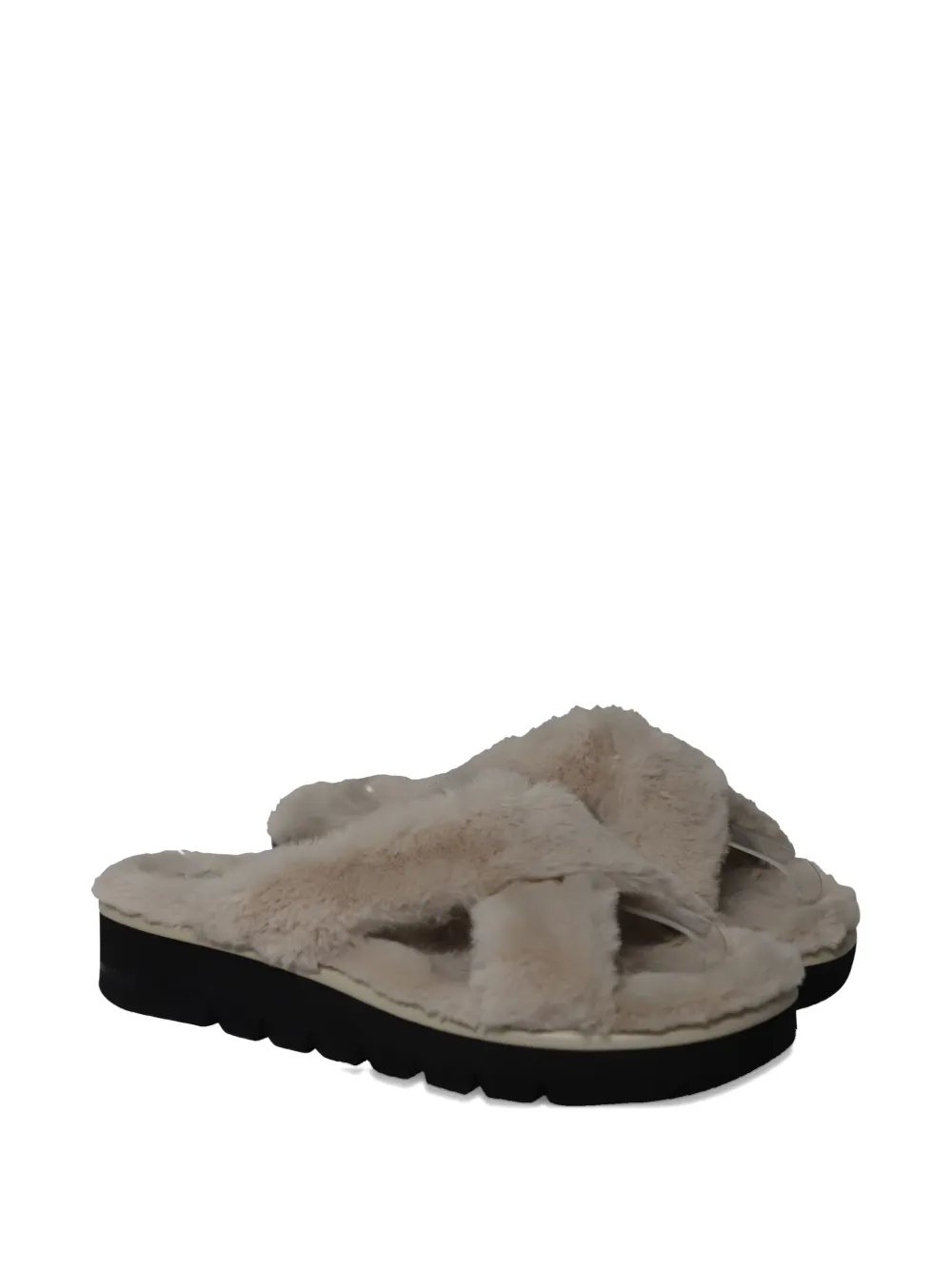 Stuart Weitzman roza lift flat slides - Beige