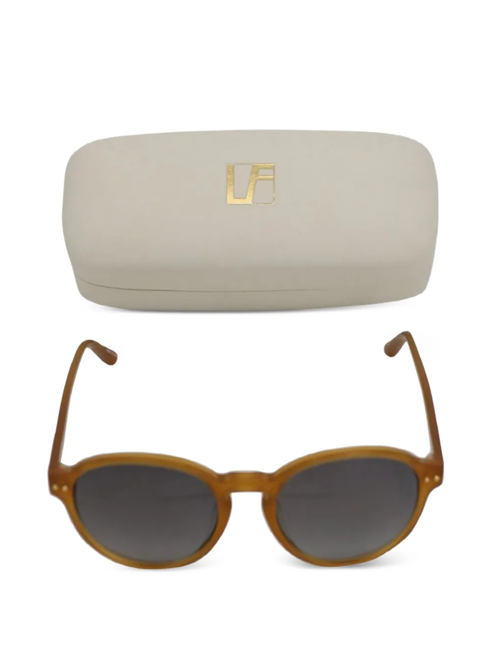 Luxe round sunglasses
