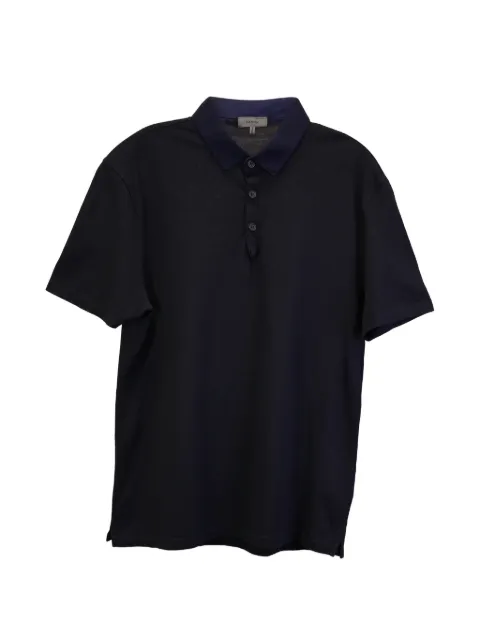 Lanvin Pre-Owned piqué-weave polo shirt
