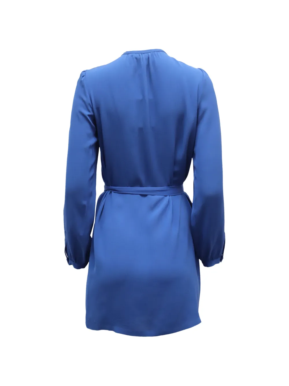 Diane Von Furstenberg Vintage Florina round-neck mini dress - Blauw