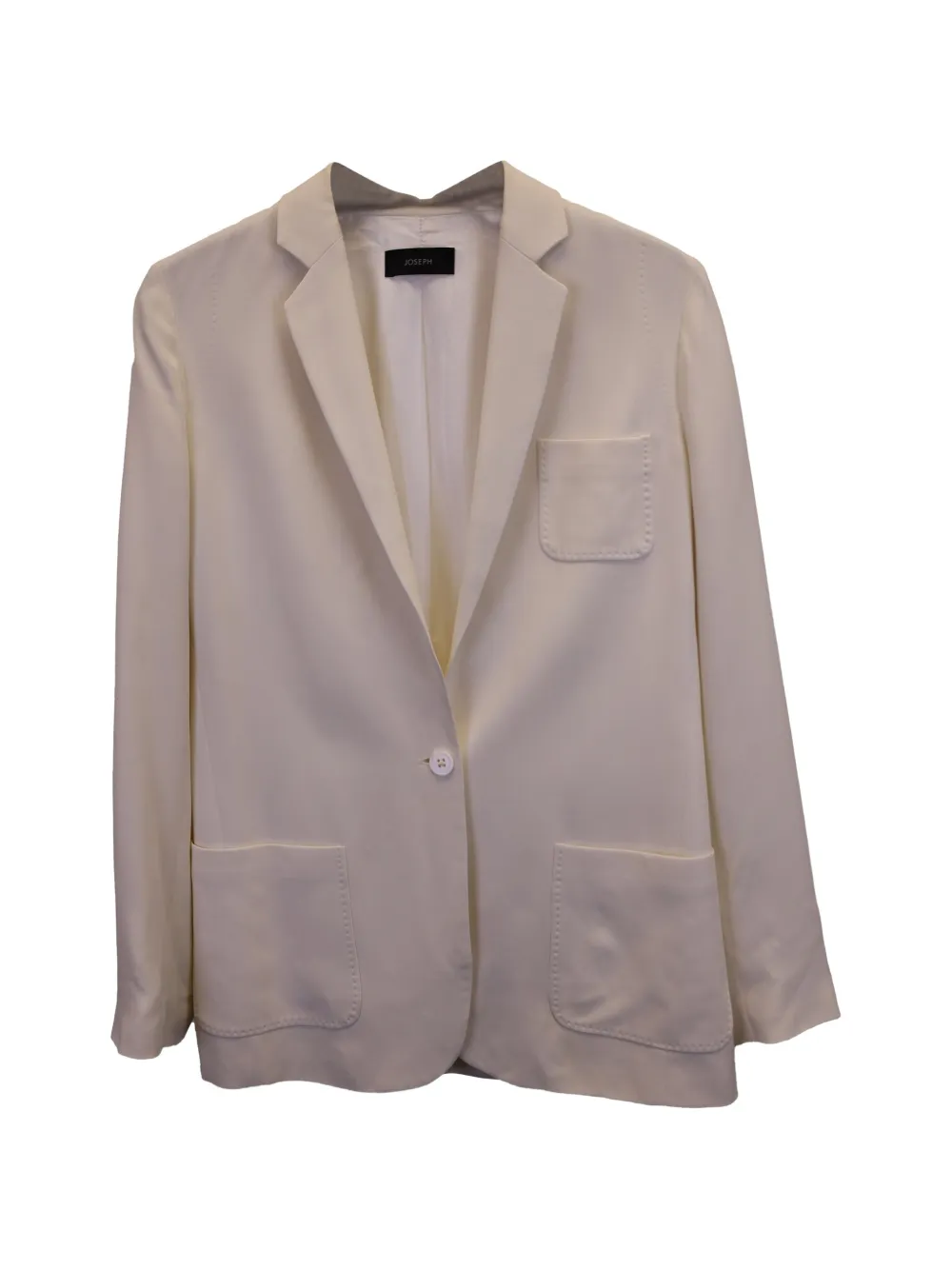 Pre-owned Joseph Single-breasted Blazer In Neutral