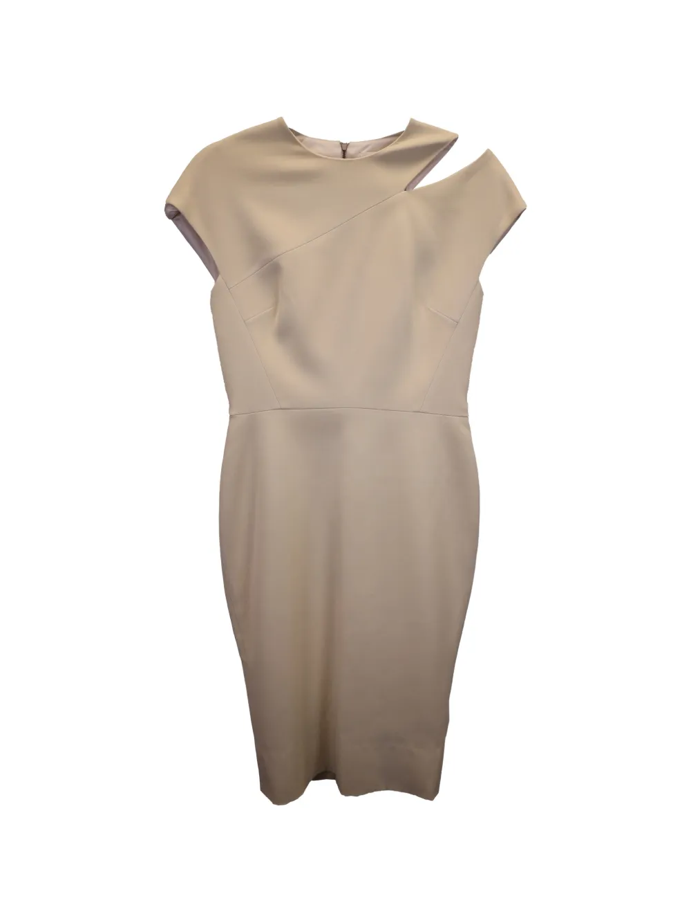 Victoria Beckham cut-out shoulder dress - Toni neutri