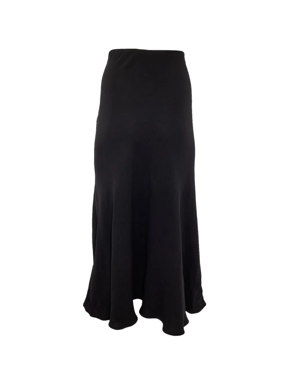 The Row Pre-Owned flared midi skirt - Zwart