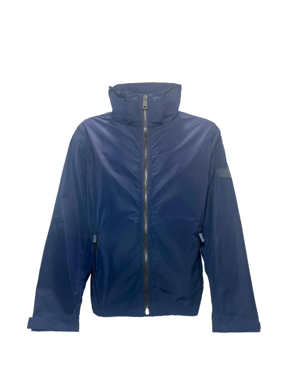 Burberry Pre-Owned hooded taffeta jacket - Blu