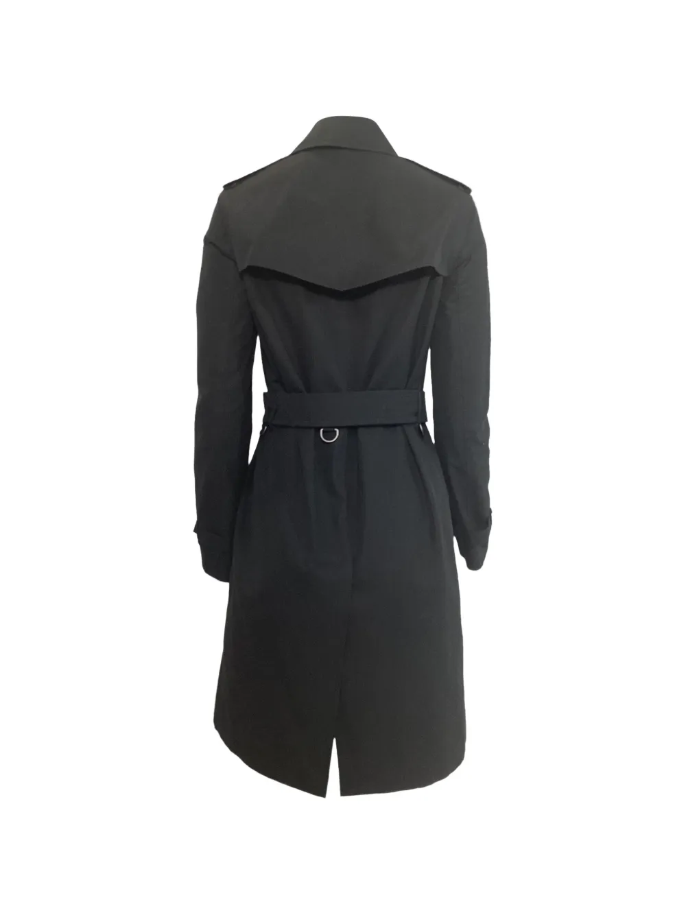 Burberry Pre-Owned Kensington double-breasted coat - Zwart