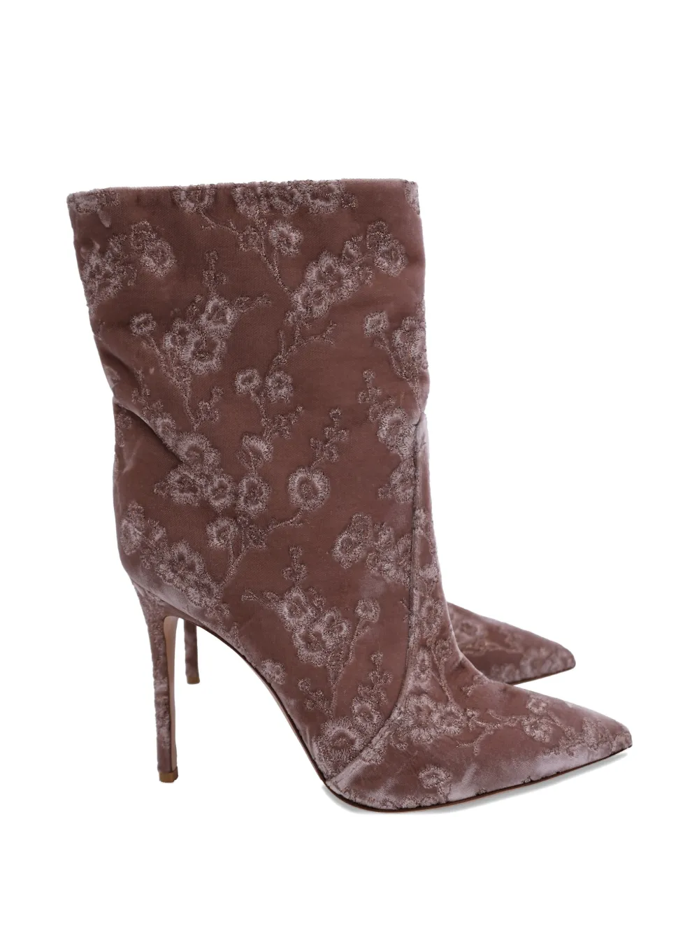 Gianvito Rossi velvet boots - Rosa