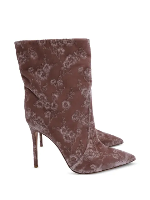 Gianvito Rossi botas de terciopelo