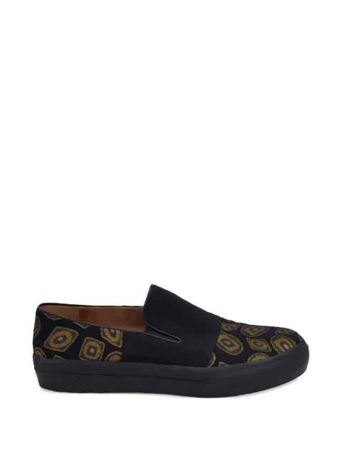 Dries Van Noten Pre-Owned jacquard elastic slip-on sneakers
