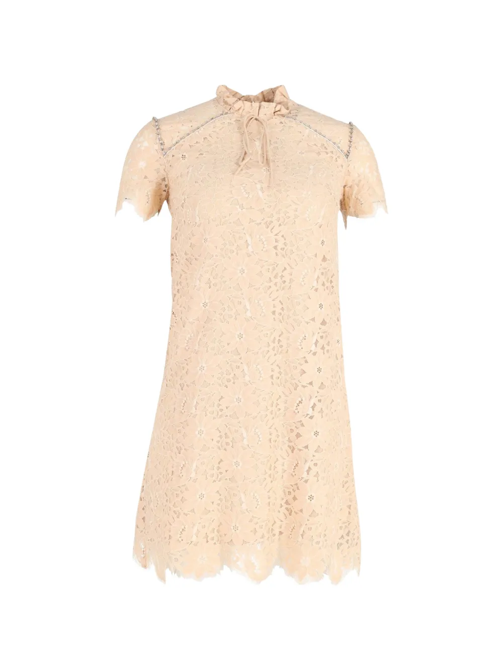 SANDRO lace embellished mini dress - Rosa