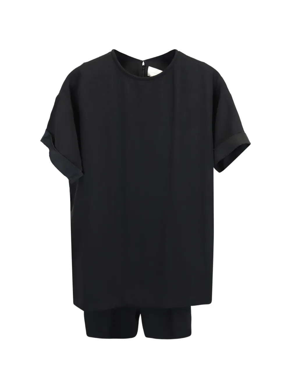 Victoria Beckham short-sleeve playsuit - Nero