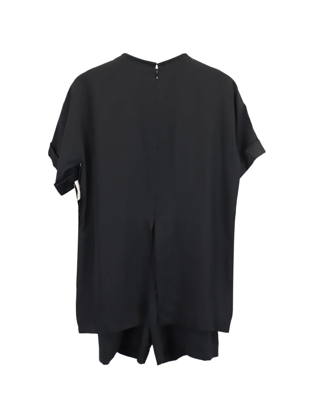 Victoria Beckham short-sleeve playsuit - Zwart