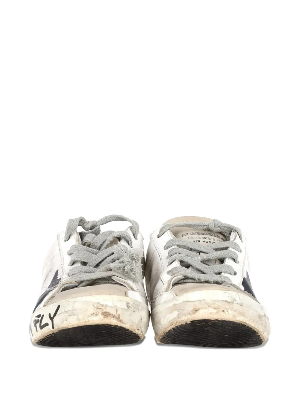 Golden Goose Super Star lace-up sneakers - Wit