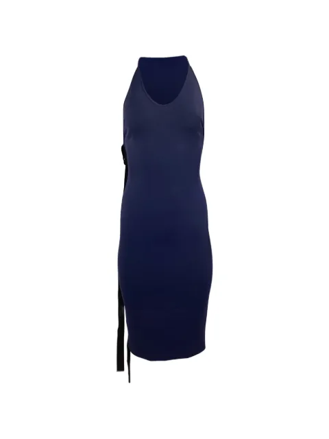 David Koma belt wrap midi dress