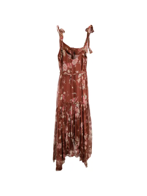 ZIMMERMANN floral-print midi dress