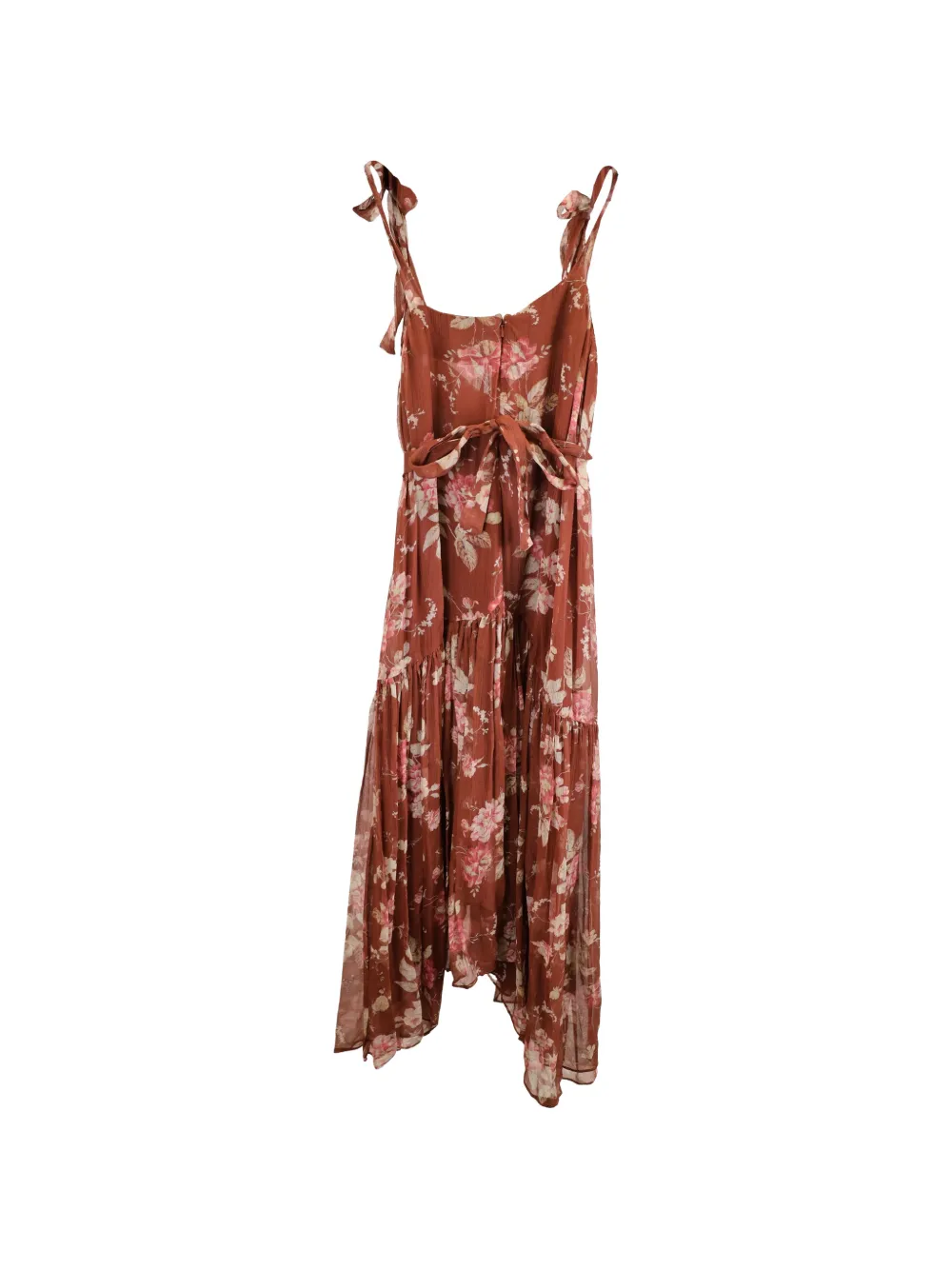 ZIMMERMANN floral-print midi dress - Bruin