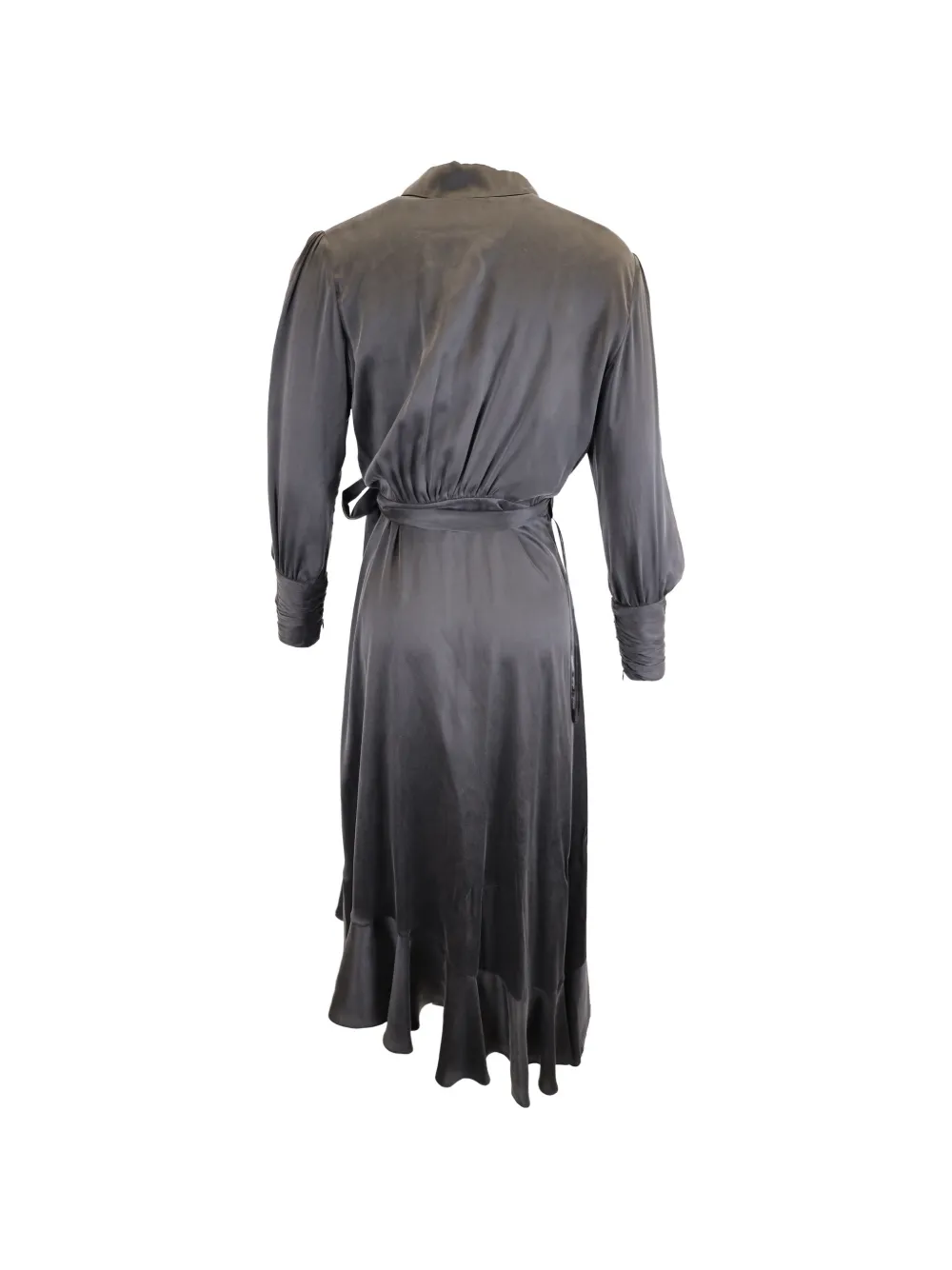 ZIMMERMANN asymmetrical-hem midi dress - Grijs