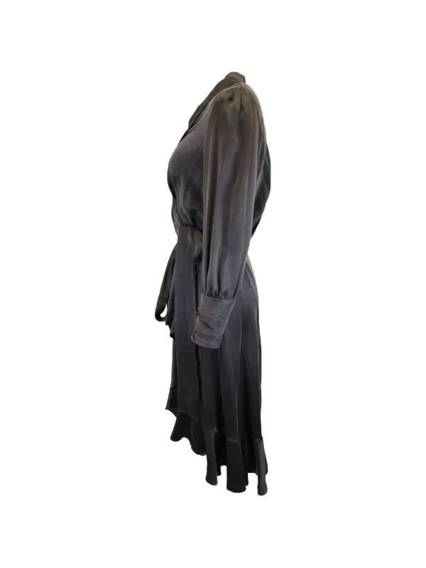 zimmermann grey dress Zimmermann | Steel blue pleated Midi dress | Women