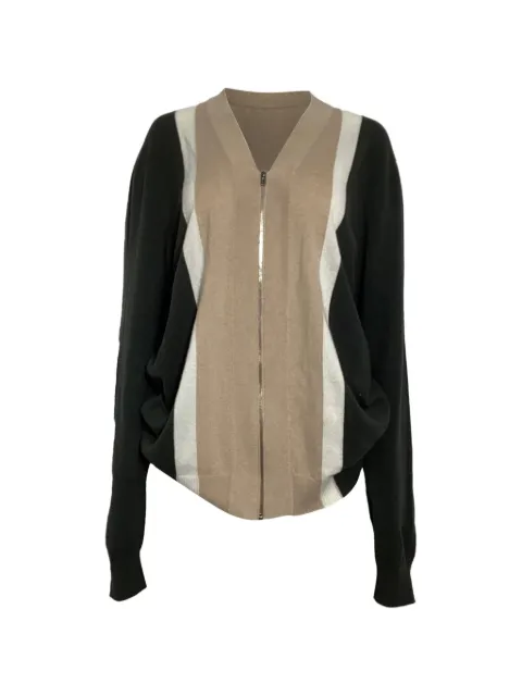 Hermès Pre-Owned cárdigan con cierre y cuello en V