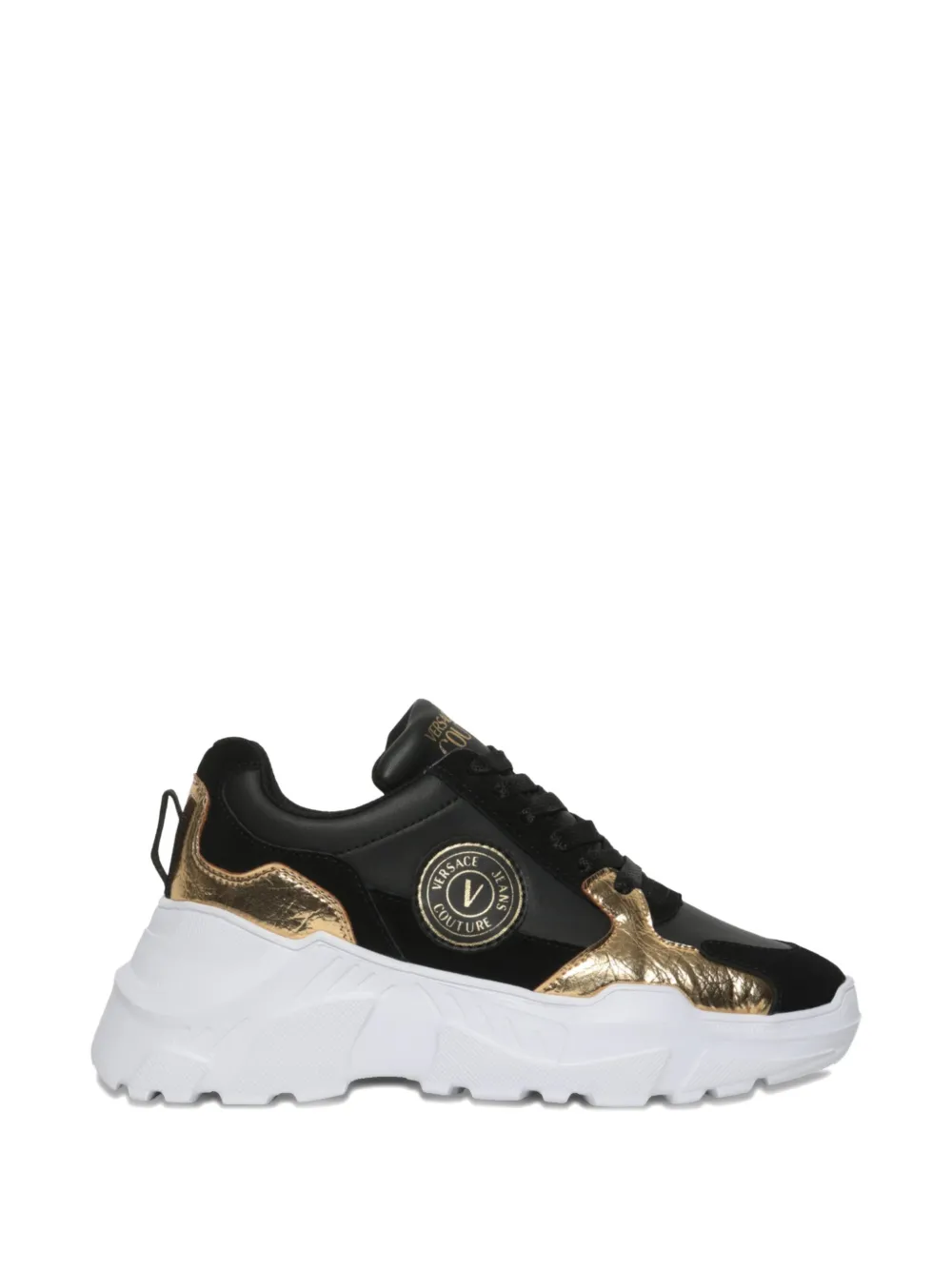 Versace Jeans Couture logo-detail sneakers - Schwarz