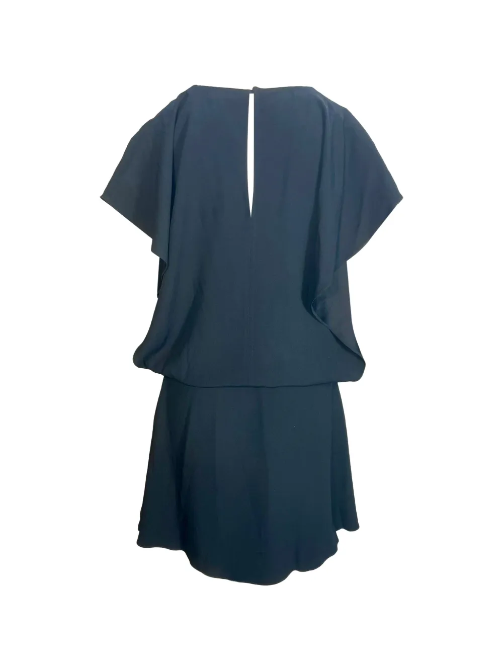 Vanessa Bruno short-sleeve draped dress - Zwart