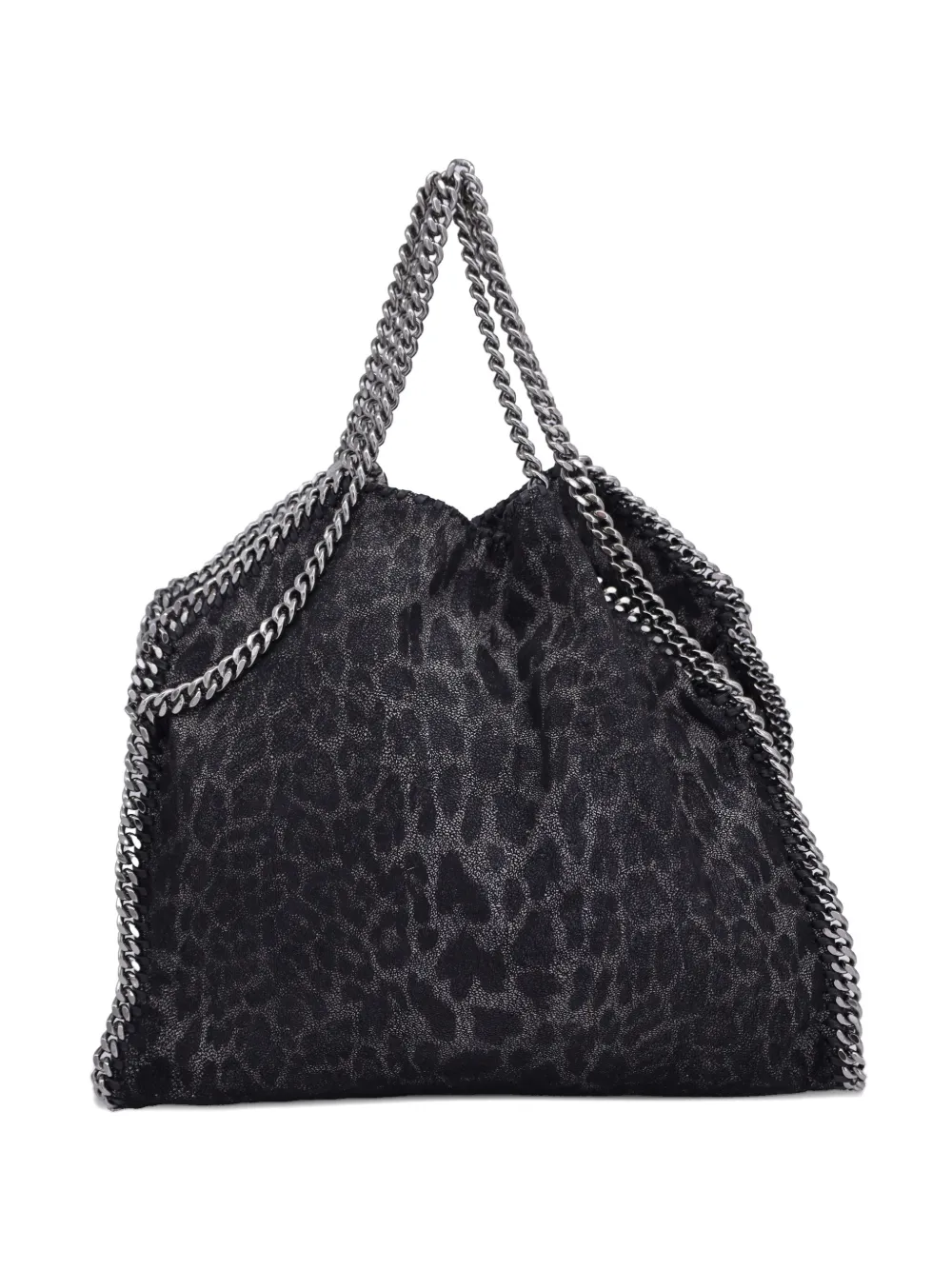 Stella McCartney Pre-Owned Falabella leopard-print tote bag - Nero
