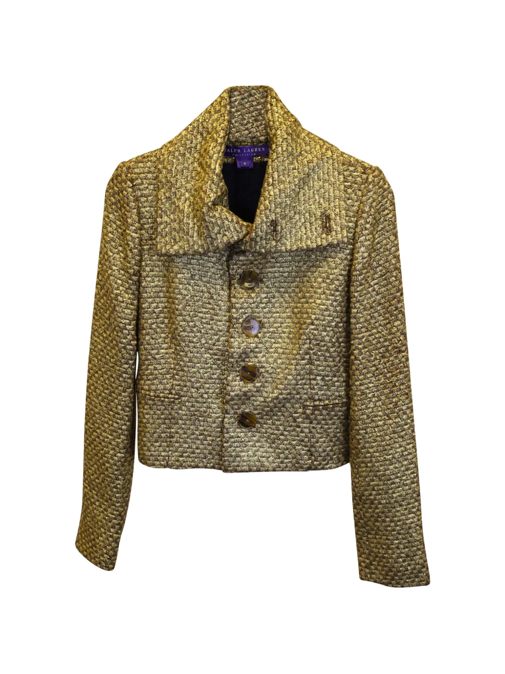 Pre-owned Ralph Lauren Vintage Single-breasted Jacket In Gold