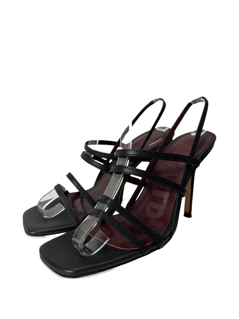 STAUD Anise multi-strap sandals - Zwart
