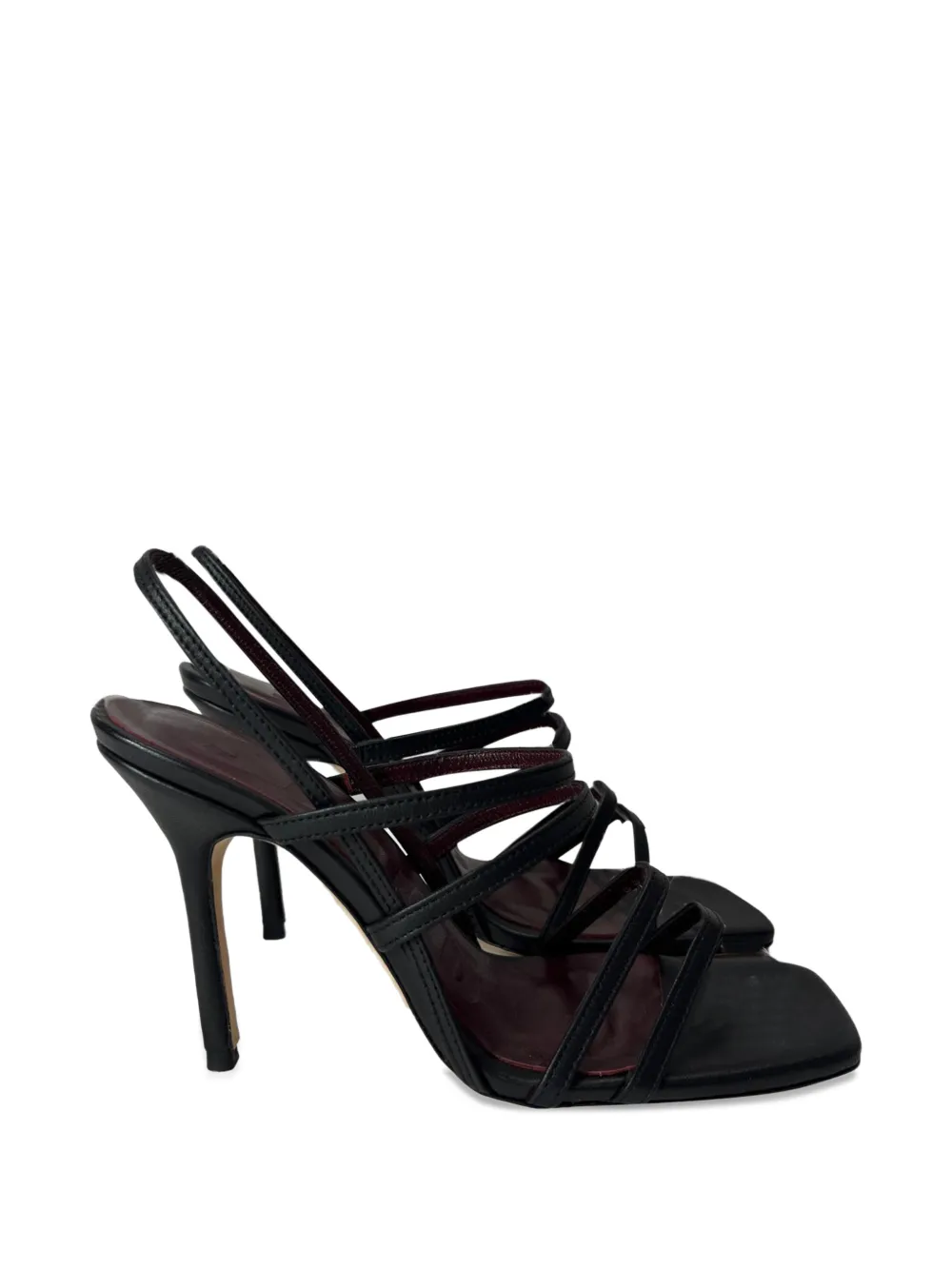 STAUD Anise multi-strap sandals - Nero