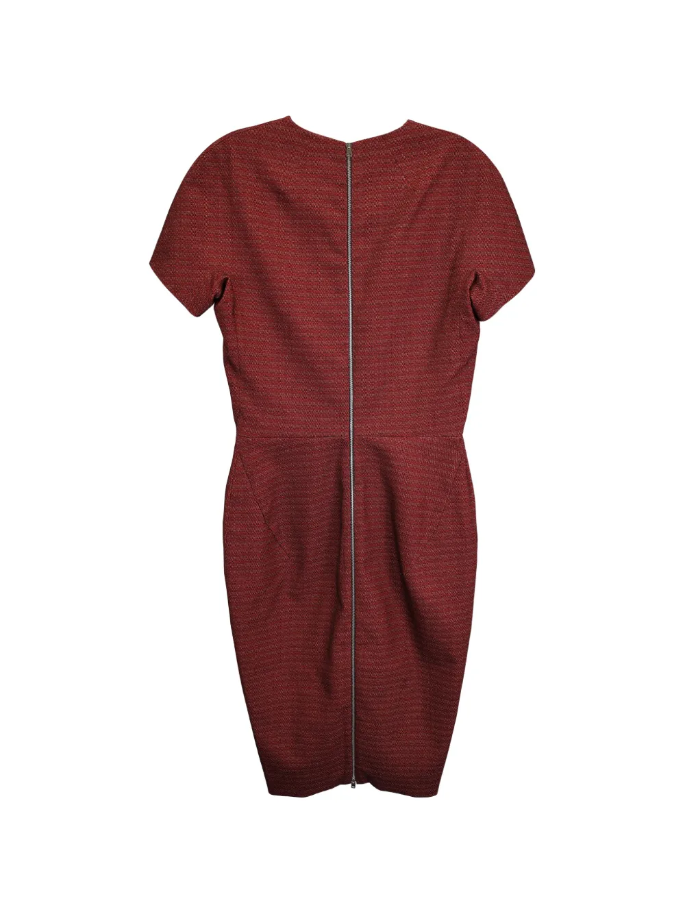 Victoria Beckham jacquard midi dress - Rood