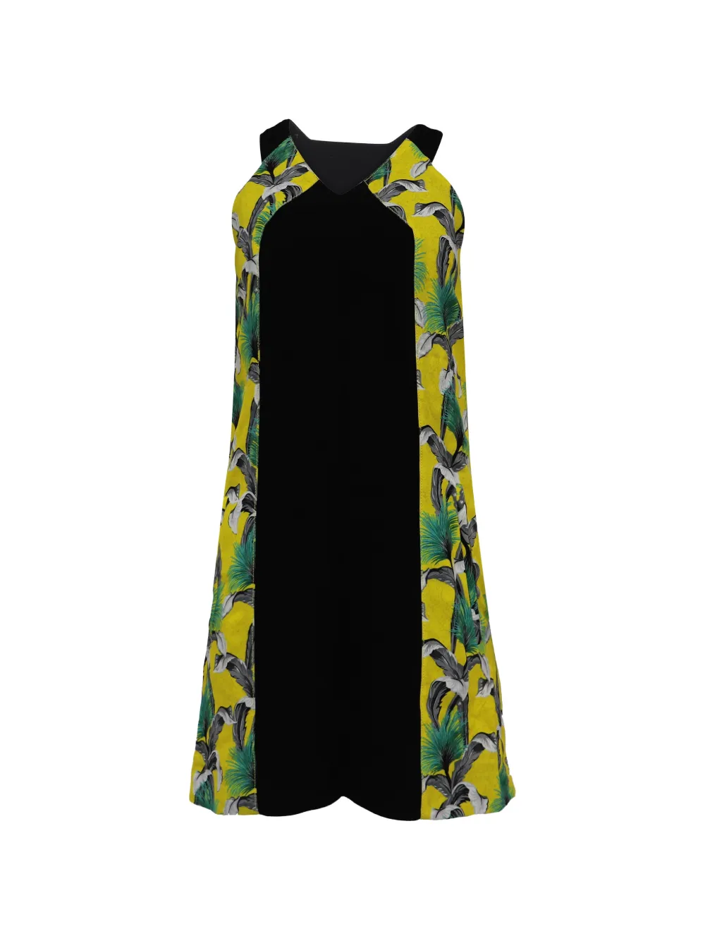 Proenza Schouler floral-print V-neck dress - Nero
