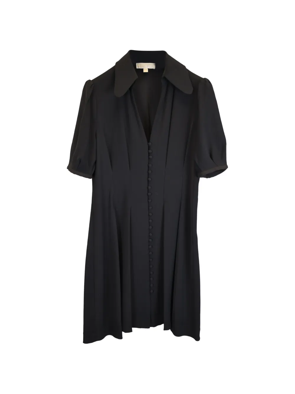 Michael Kors Vintage V-neck midi dress - Nero