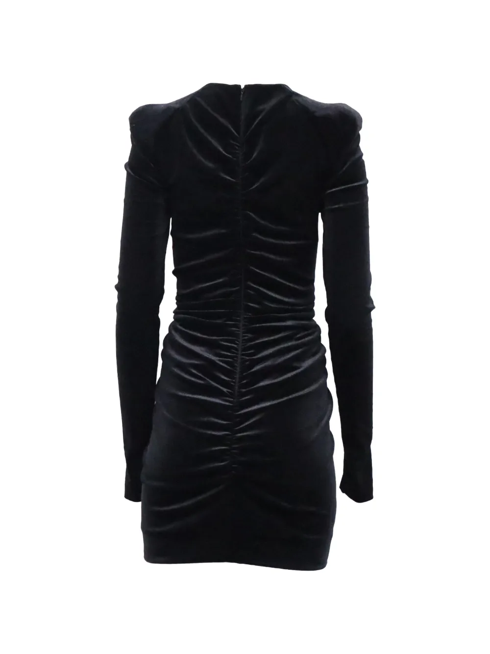 Philosophy Di Lorenzo Serafini long-sleeve mesh-detail dress - Zwart