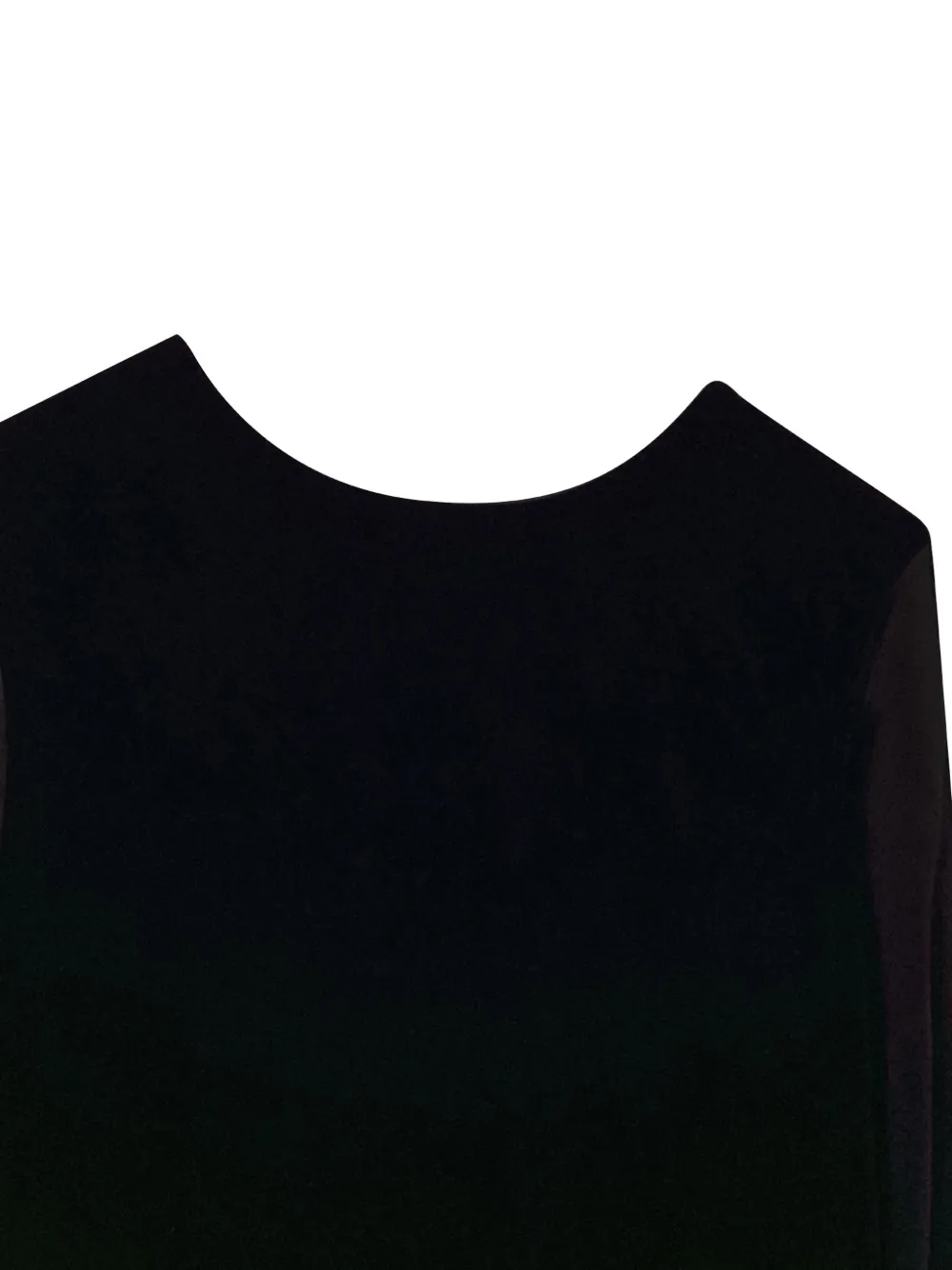  Saint Laurent Pre-owned Velvet Draped Mini Dress - Black 