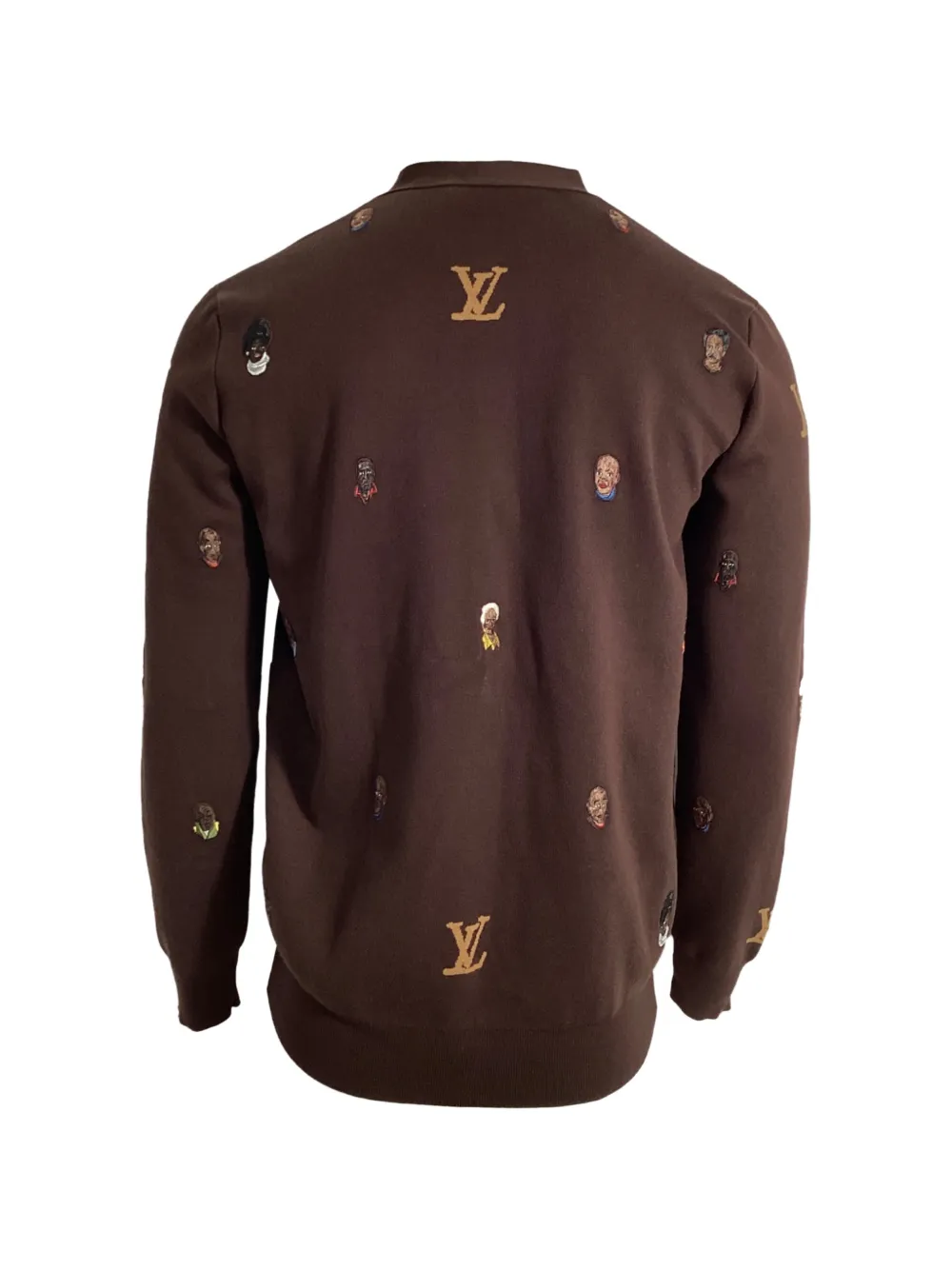 Louis Vuitton Pre-owned Embroidered Cardigan - Brown 