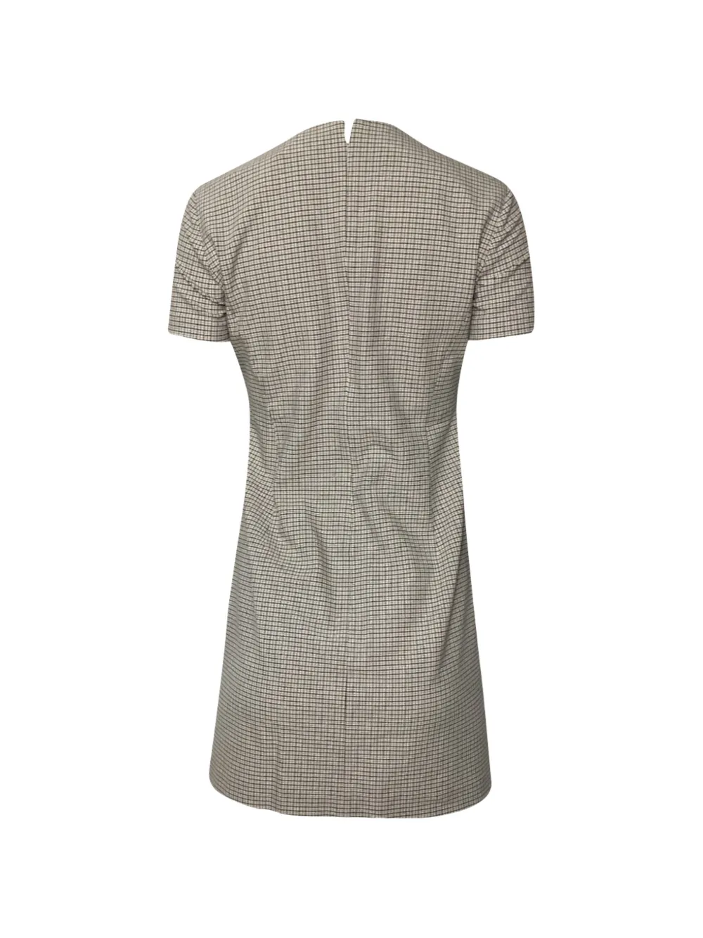 Theory Plaid mini dress - Beige