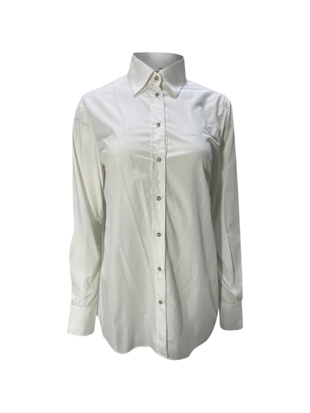Dolce & Gabbana Pre-Owned pussy-bow long-sleeve shirt - Bianco