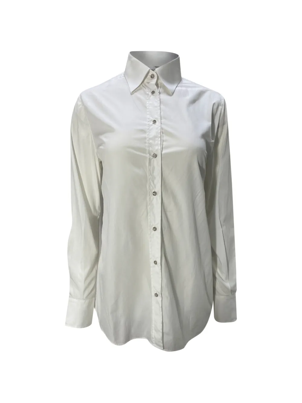 Dolce & Gabbana Pre-Owned pussy-bow long-sleeve shirt - Bianco
