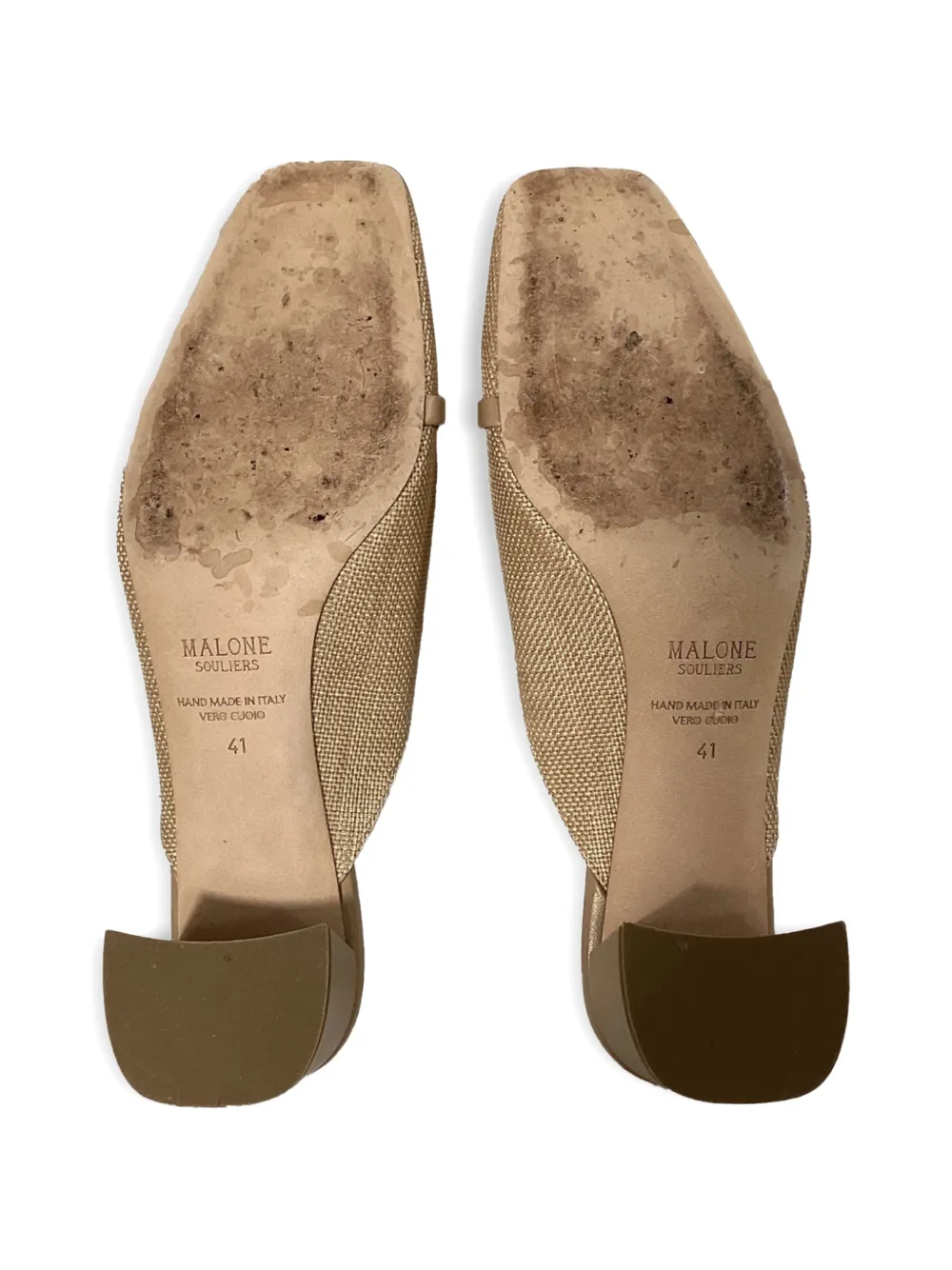 Raffia Square-Toe Mules