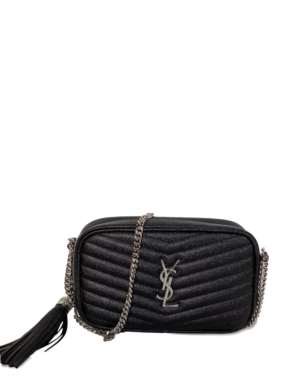 Saint Laurent Pre-Owned Borsa a spalla Lou mini - Nero