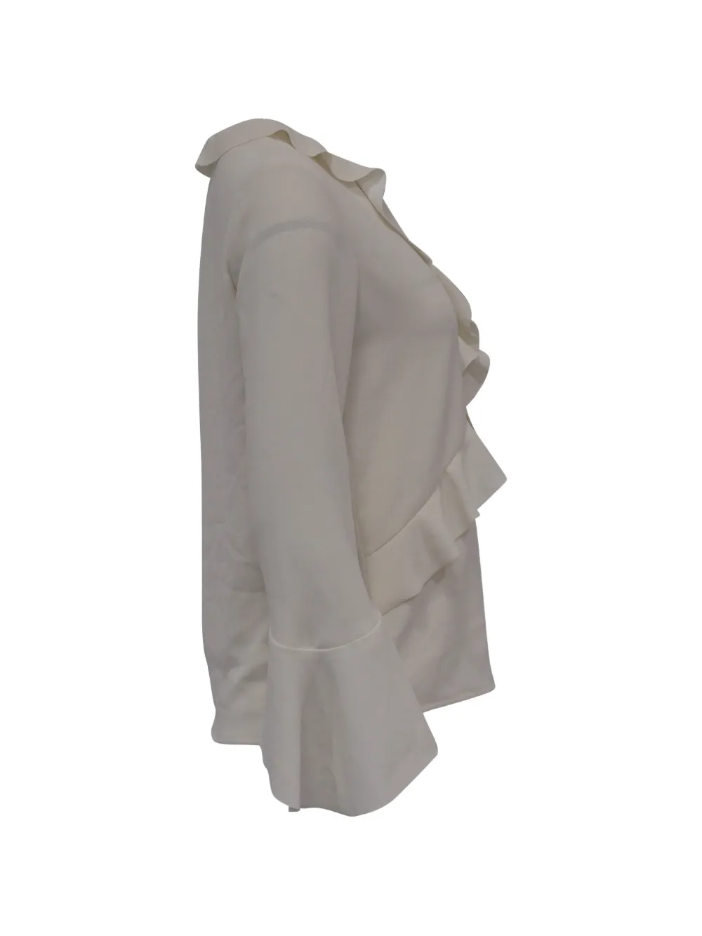 Ruffled V-Neck Top