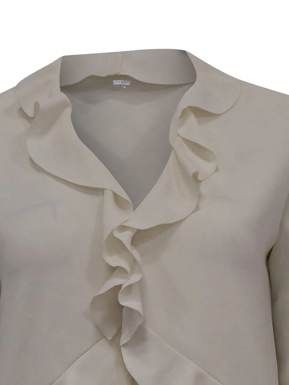 Ruffled V-Neck Top