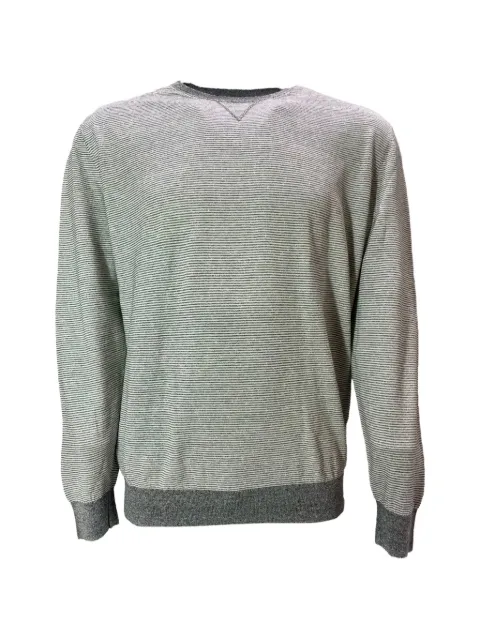 Ermenegildo Zegna Vintage jersey a rayas con cuello redondo