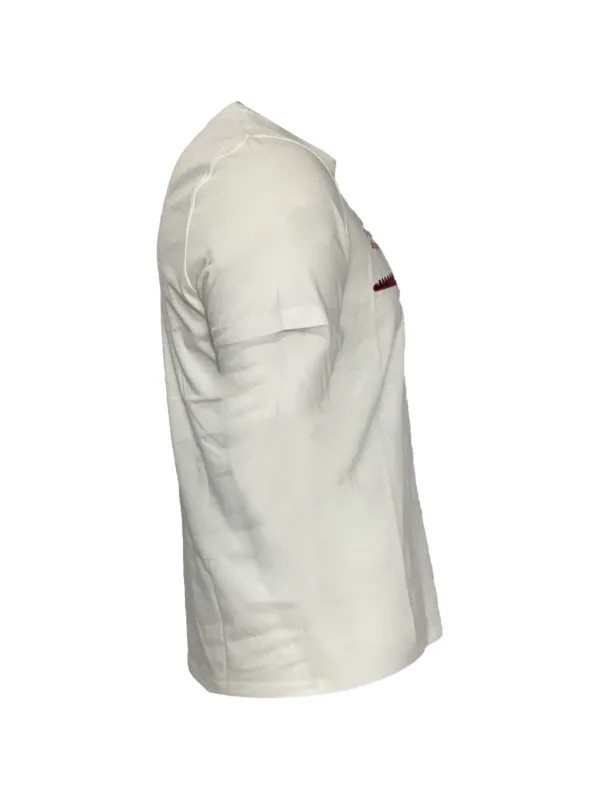 Moncler Vintage aligator-print crew-neck T-shirt | White | FARFETCH