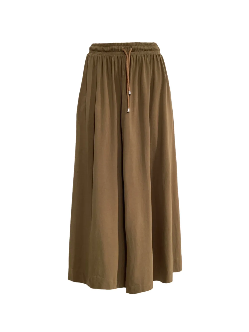 Max Mara drawstring midi skirt - Marrone