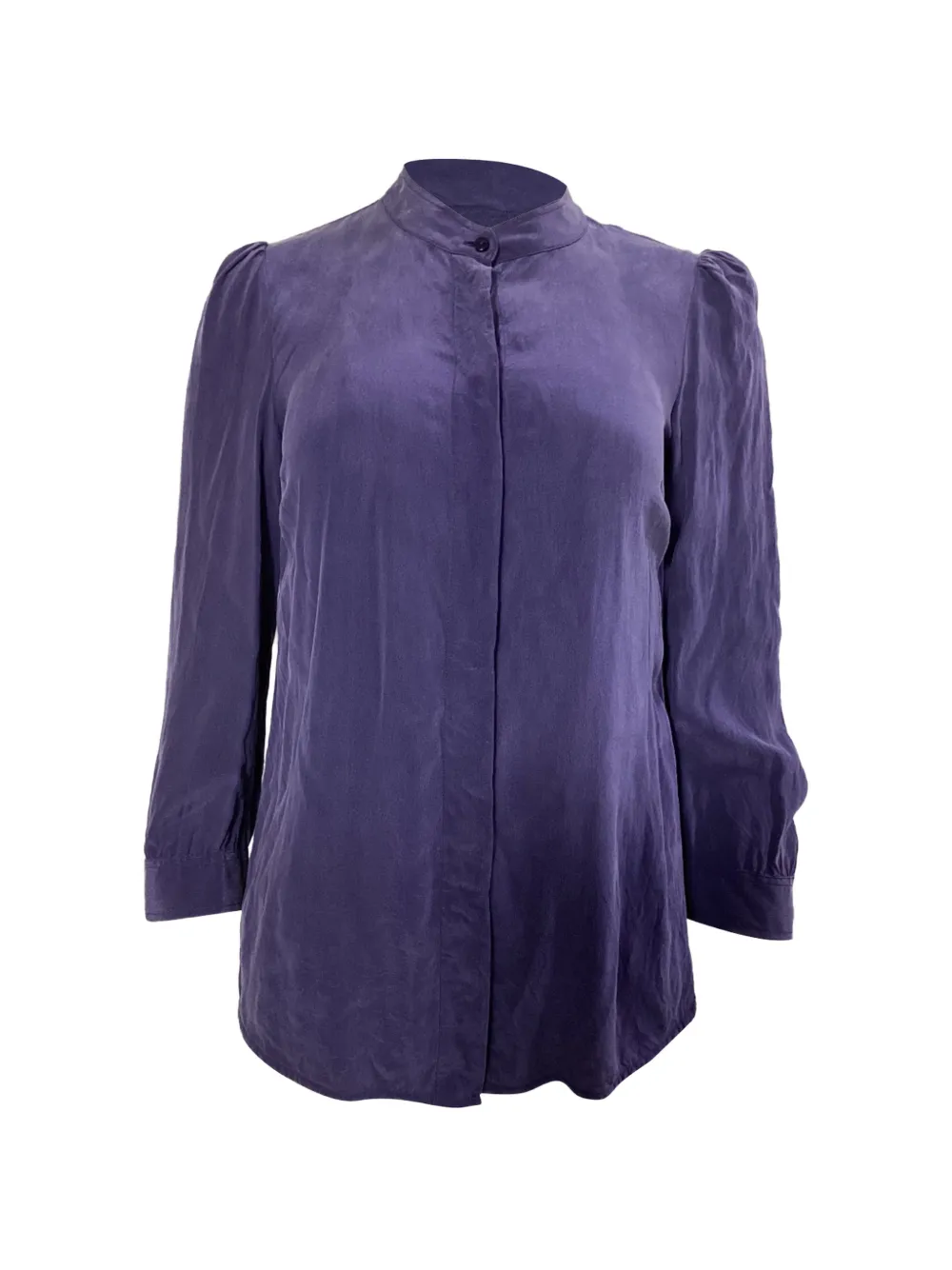 Chloé Vintage long-sleeve silk blouse - Viola