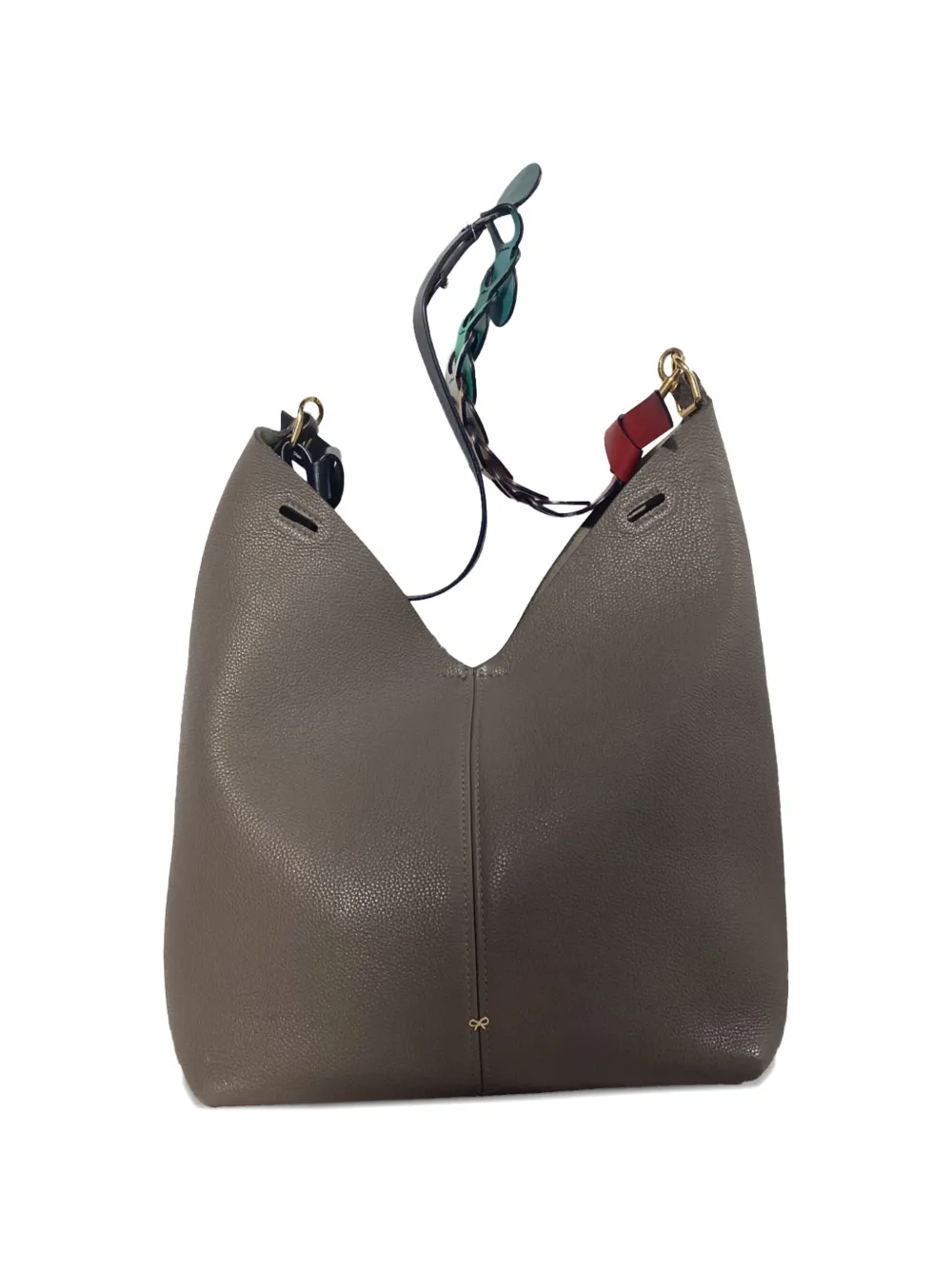 Anya Hindmarch Build a Bag leather shoulder bag - Grigio