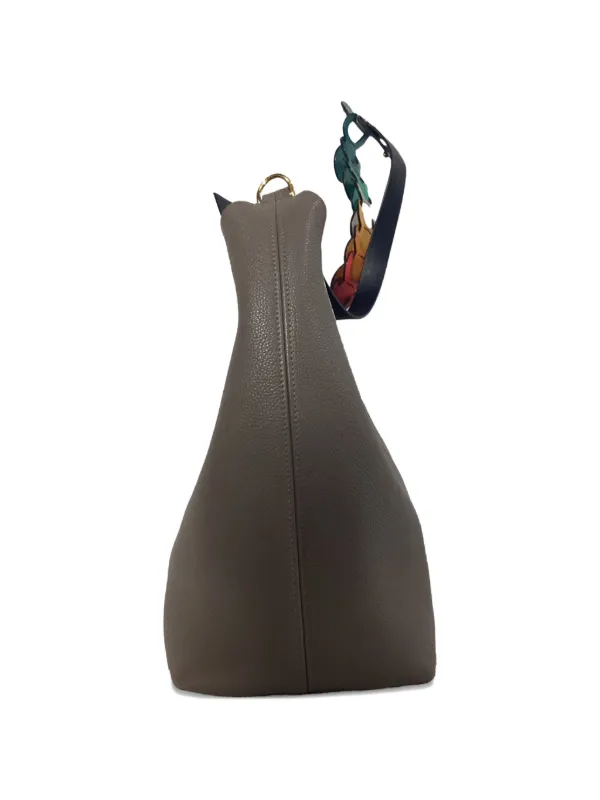 Anya Hindmarch Build a Bag レザーショルダーバッグ | グレー 