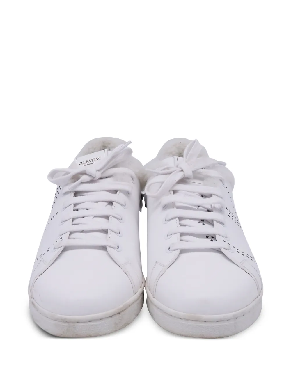 Valentino Garavani Pre-Owned Backnet Sneakers | White | FARFETCH