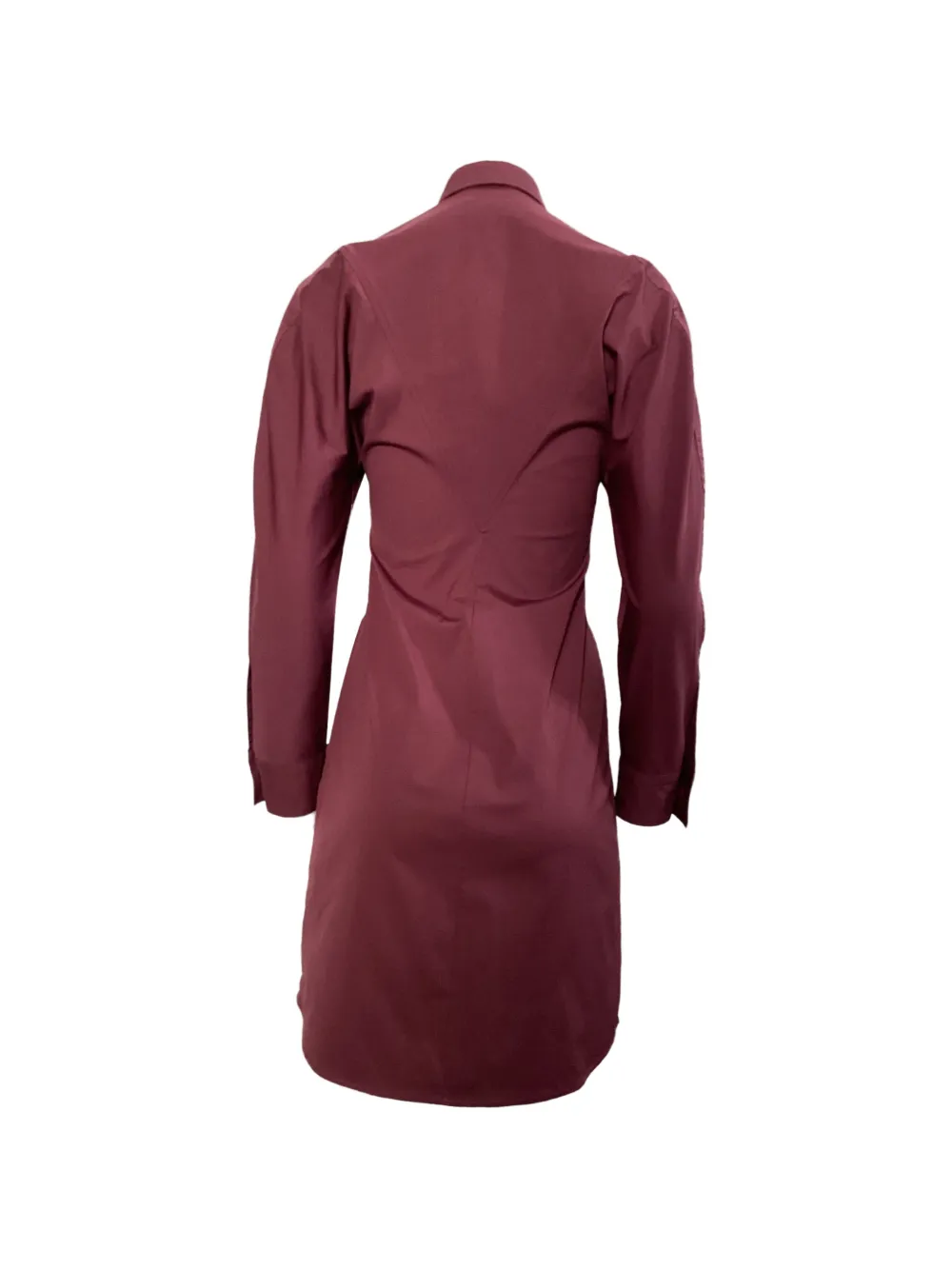 Bottega Veneta Pre-Owned long-sleeved shirt dress - Rood