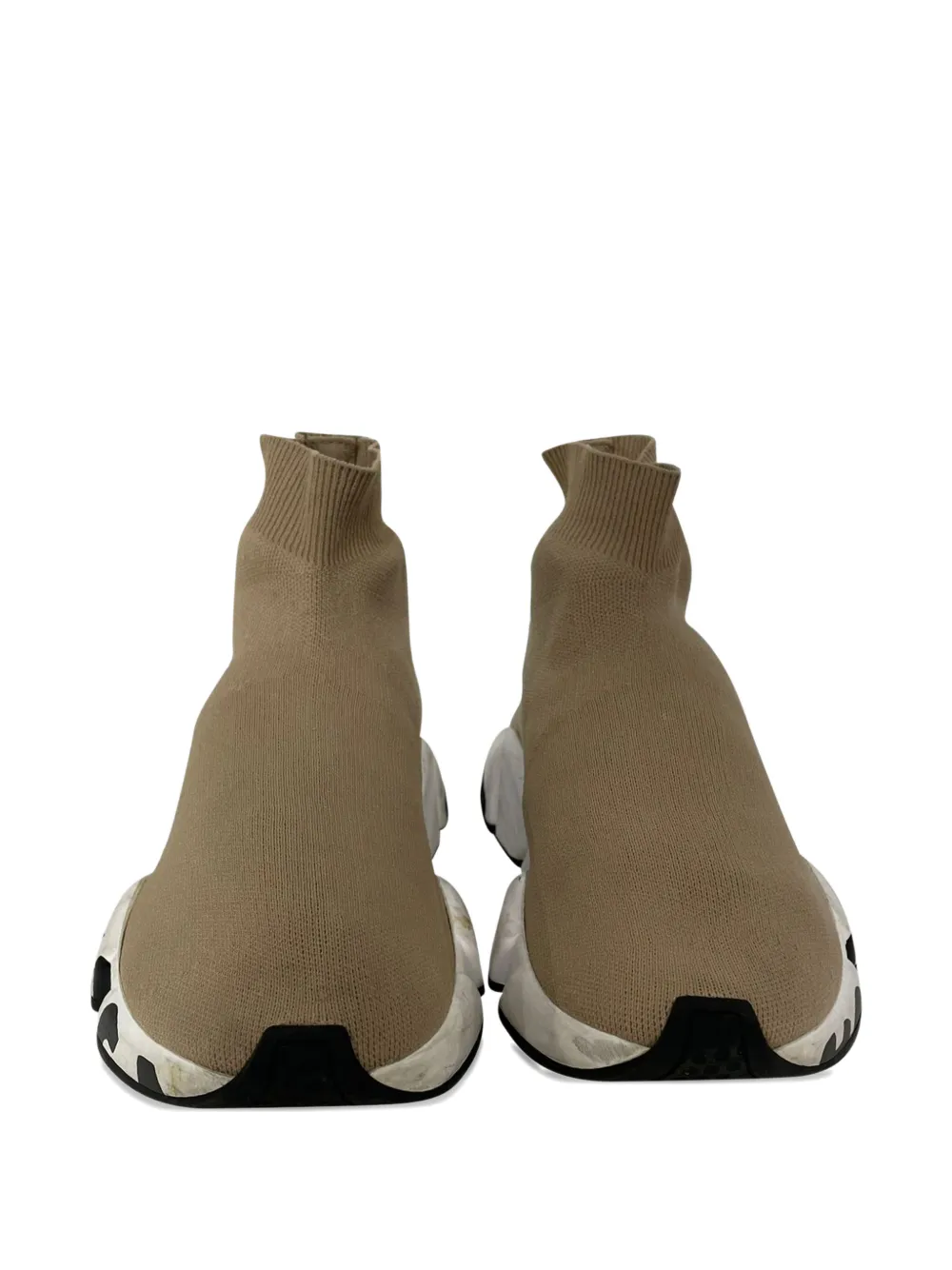 Balenciaga Pre-Owned Speed logo-detail sneakers - Bruin